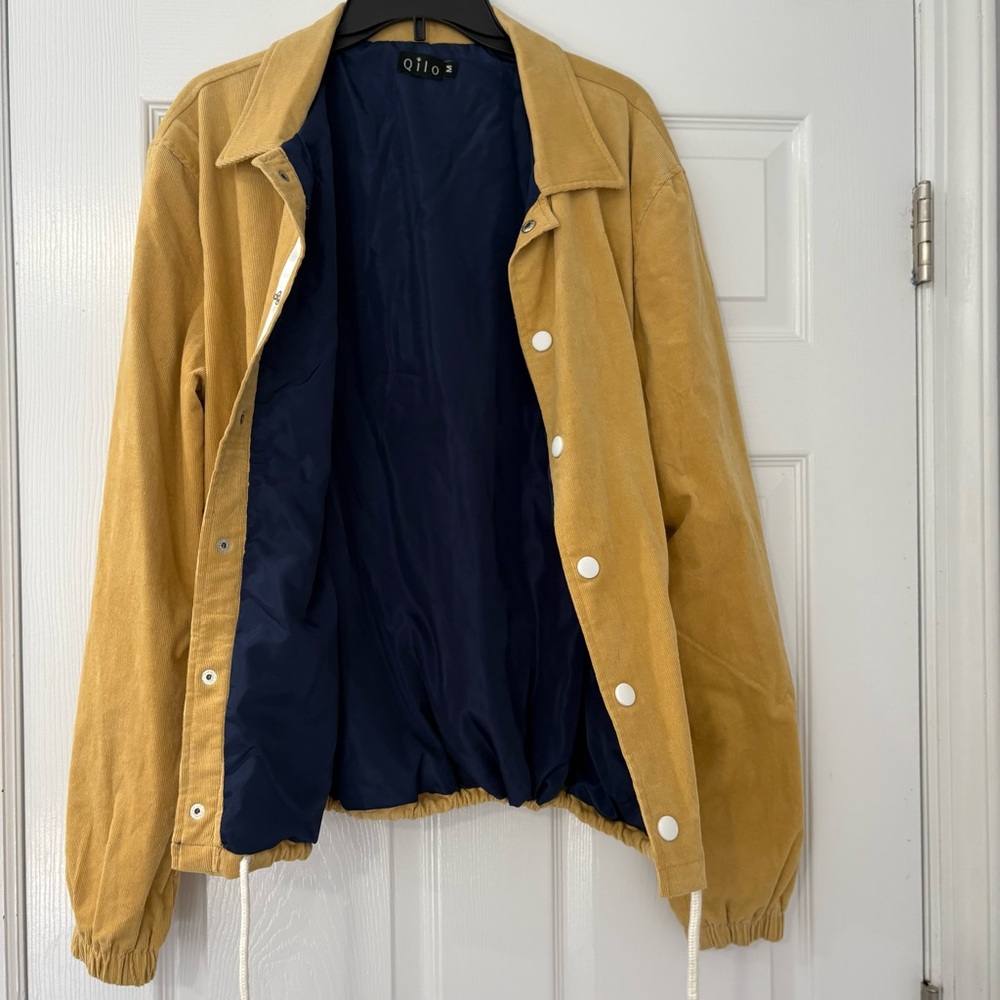 Yellow Button-Up Jacket - Picture 7 of 11